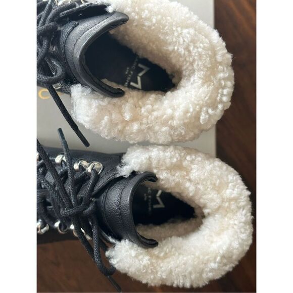 Marc Fisher LTD lace up Cade combat bootie - Picture 4 of 9